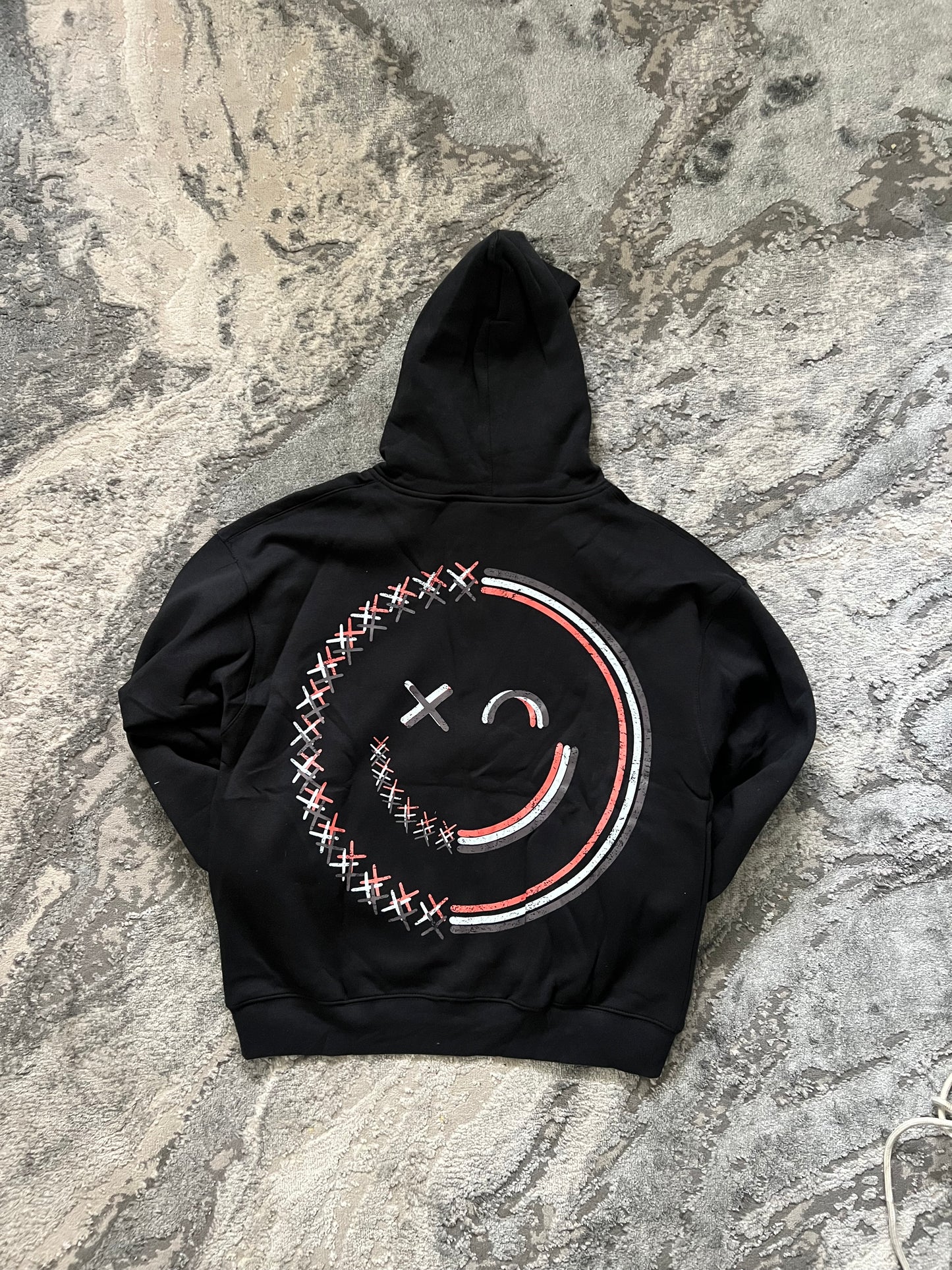 BLACK GLITCHED ACCLAIMEDPRIVACY TRACKSUIT